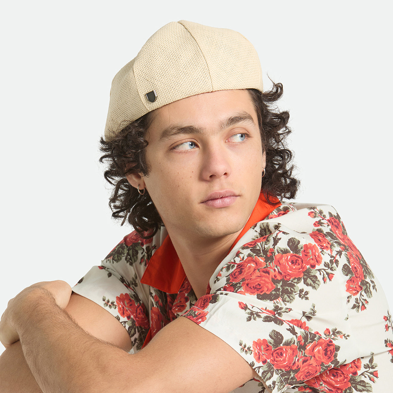 HOOLIGAN LW SNAP CAP - NATURAL STRAW