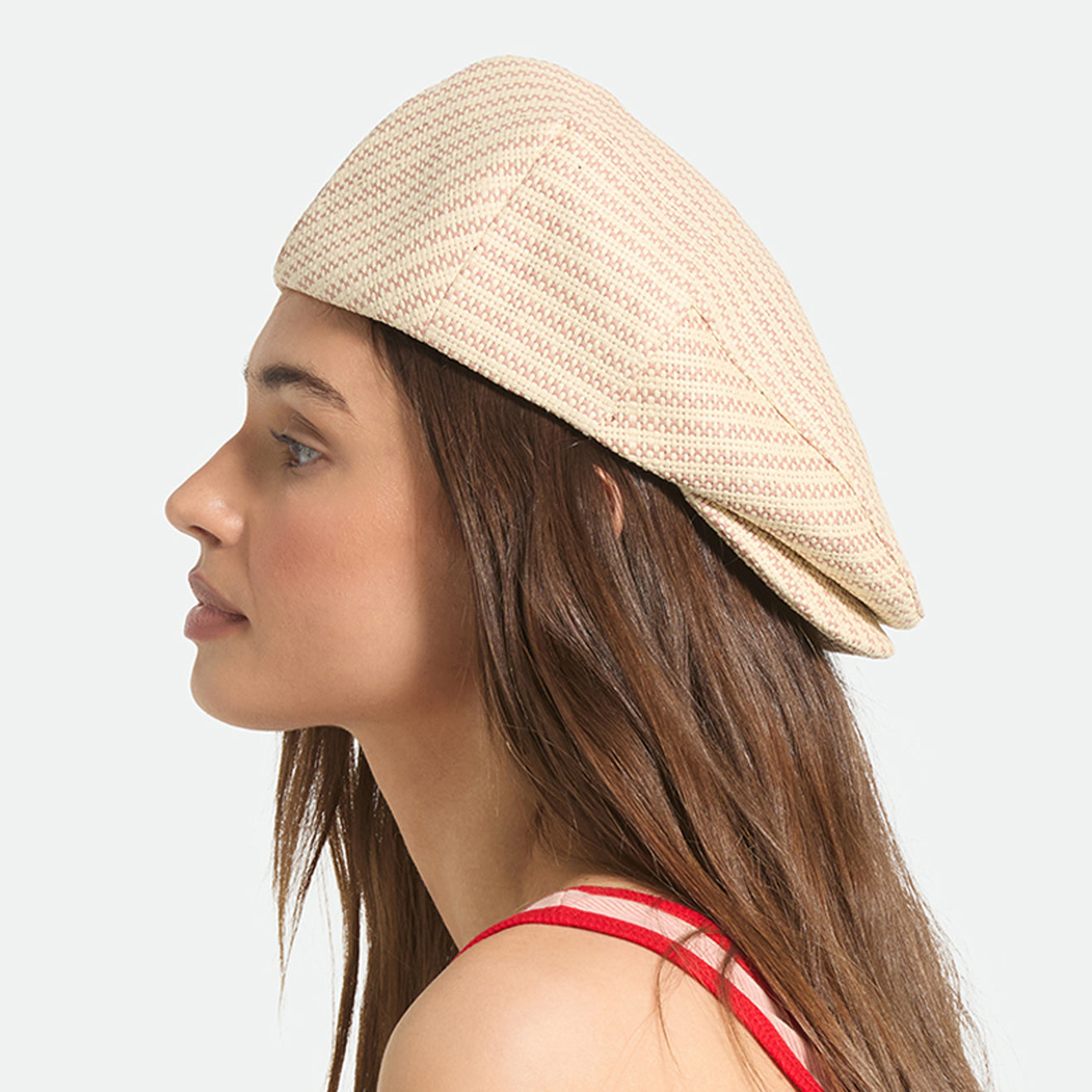 HOOLIGAN LW SNAP CAP - NATURAL STRAW