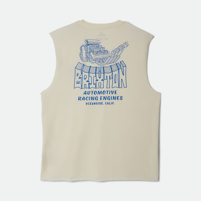 HORSEPOWER MUSCLE TANK TOP-OFF WHITE