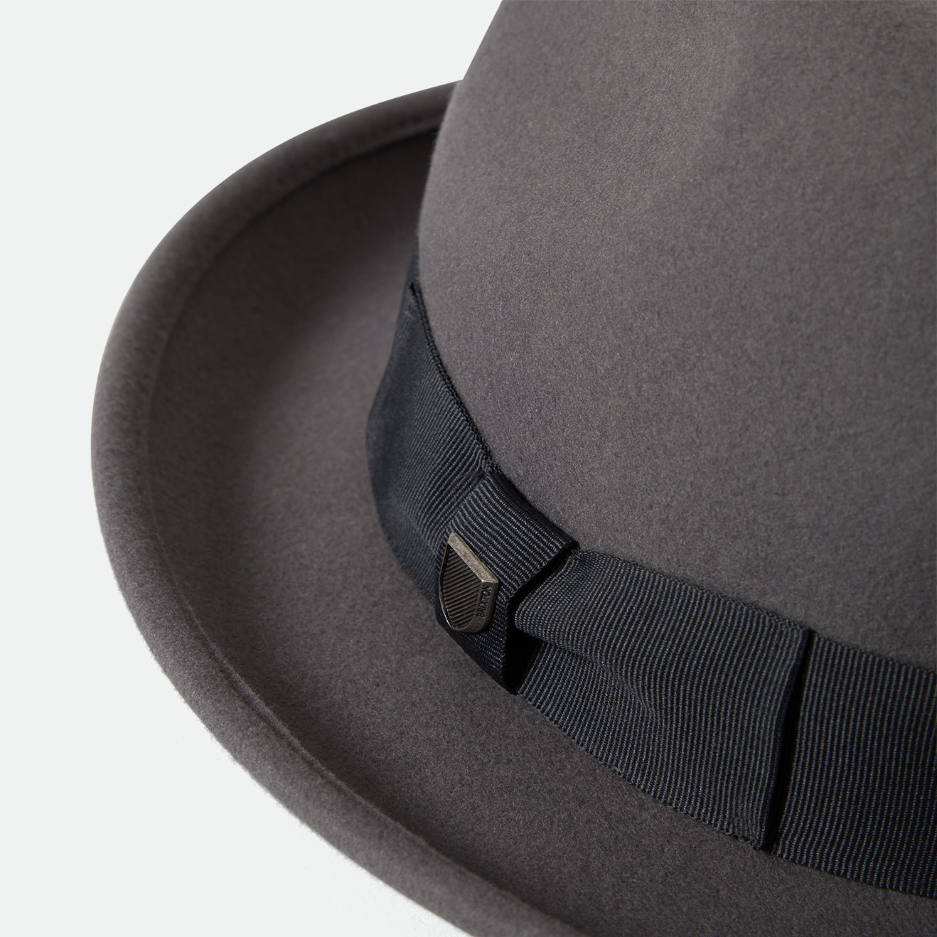 HORTON CB PACKABLE FELT FEDORA - GREY/CHARCOAL