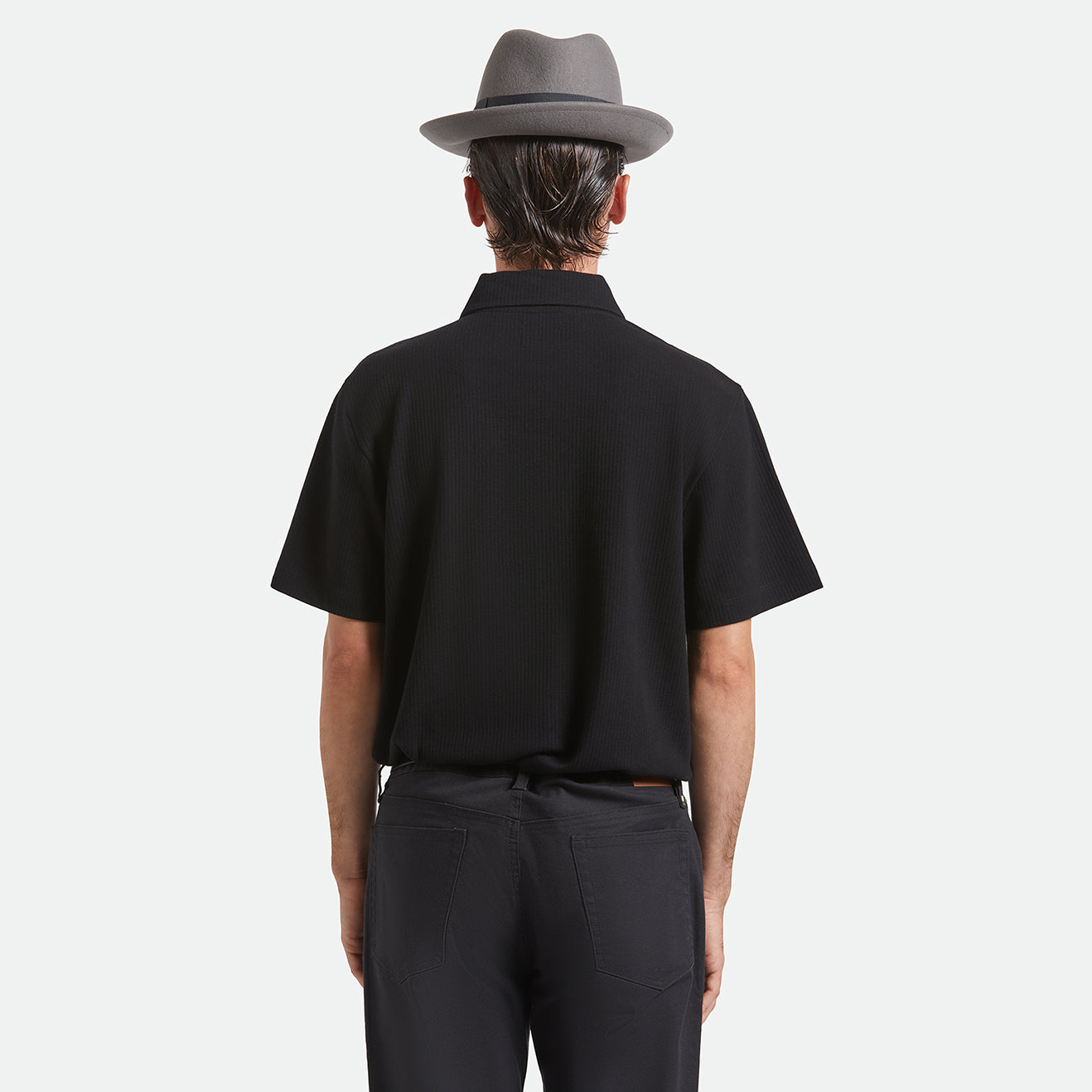 HORTON CB PACKABLE FELT FEDORA - GREY/CHARCOAL