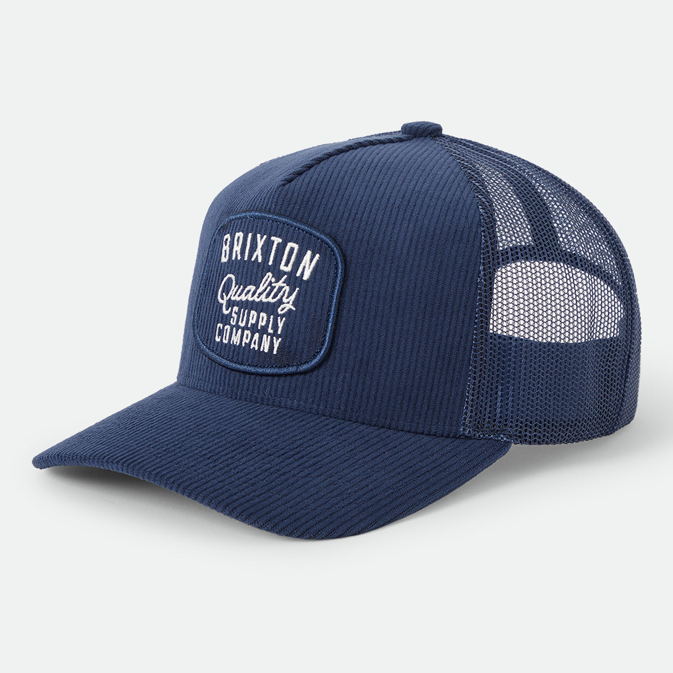 HUBAL C MP TRUCKER HAT - DARK NAVY CORDUROY