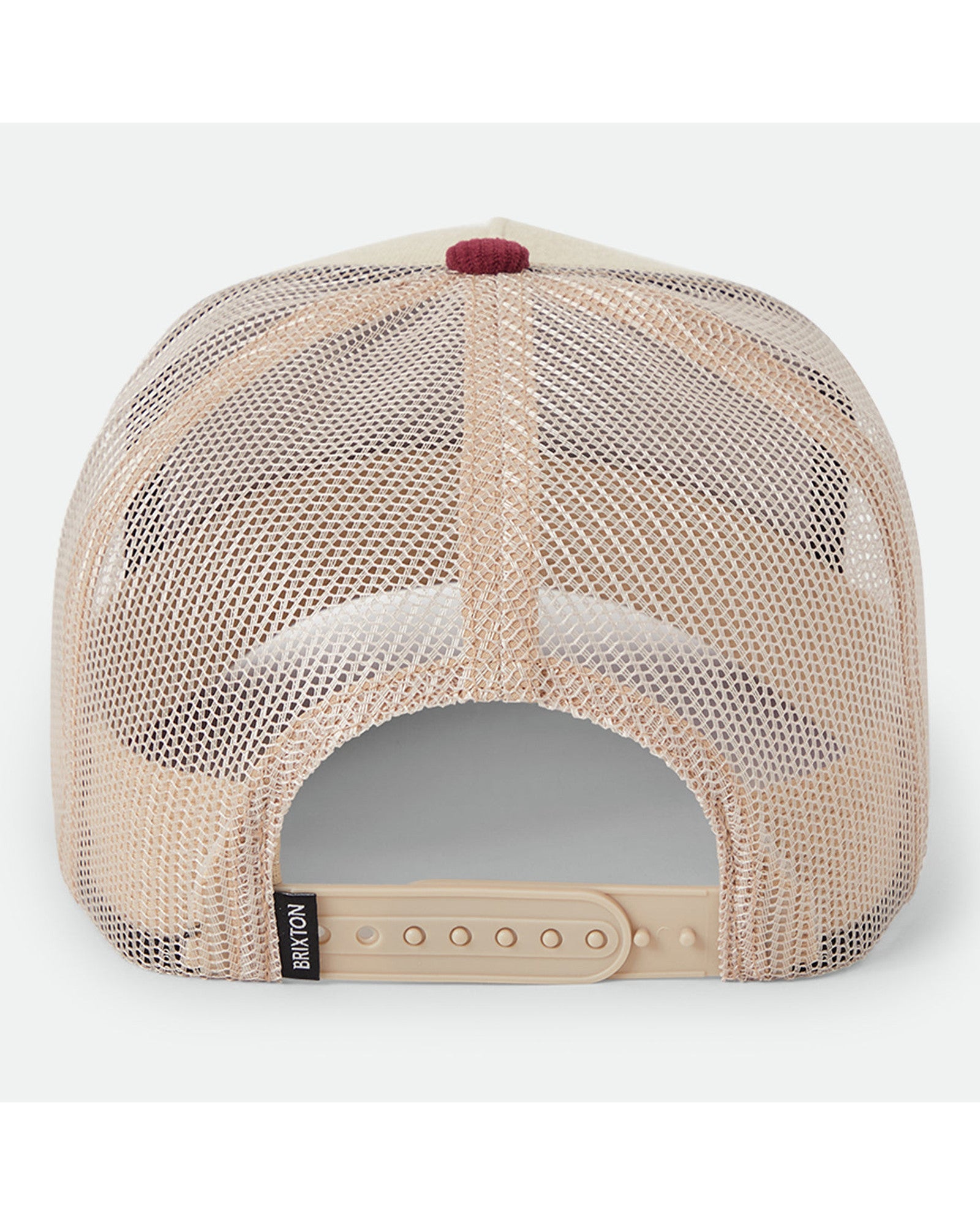 HUBAL C MP TRUCKER HAT - OATMEAL/DARK BRICK CORDUROY