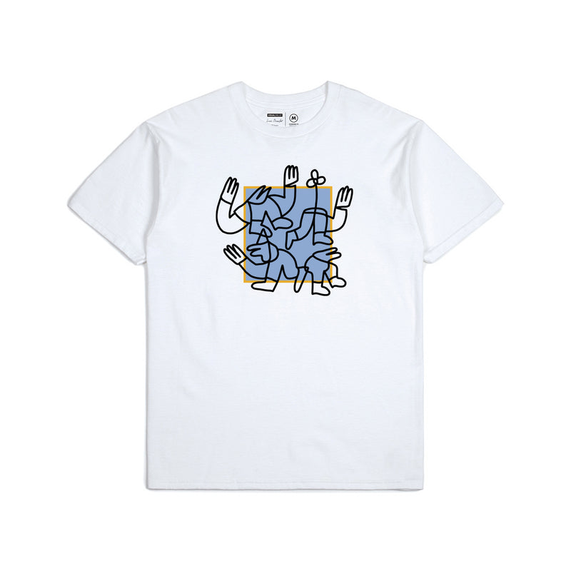 HUDDLE S/S STT - WHITE
