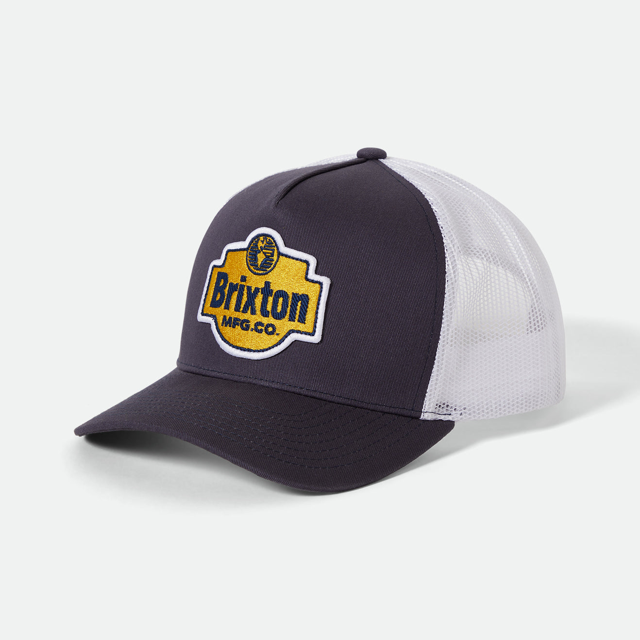 GENUINE QLTY C NP MP TRUCKER HAT - MOOD INDIGO/WHITE