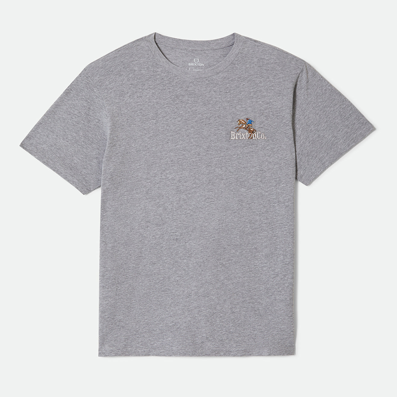 INWOOD S/S STT-HEATHER GREY