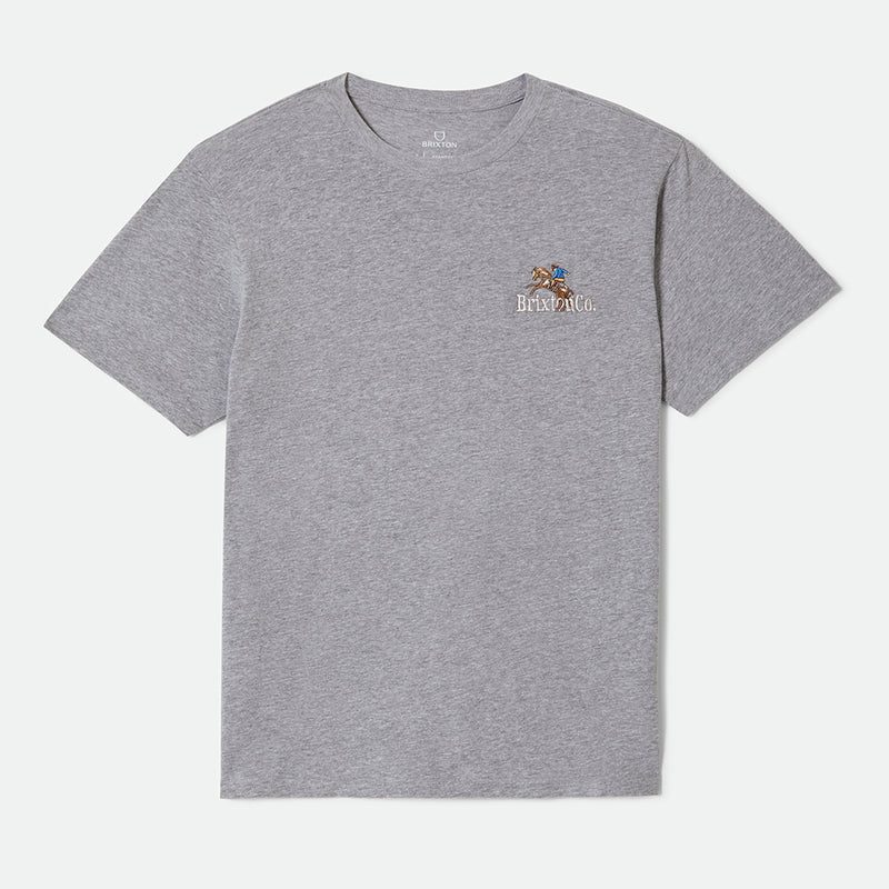INWOOD S/S STT-HEATHER GREY