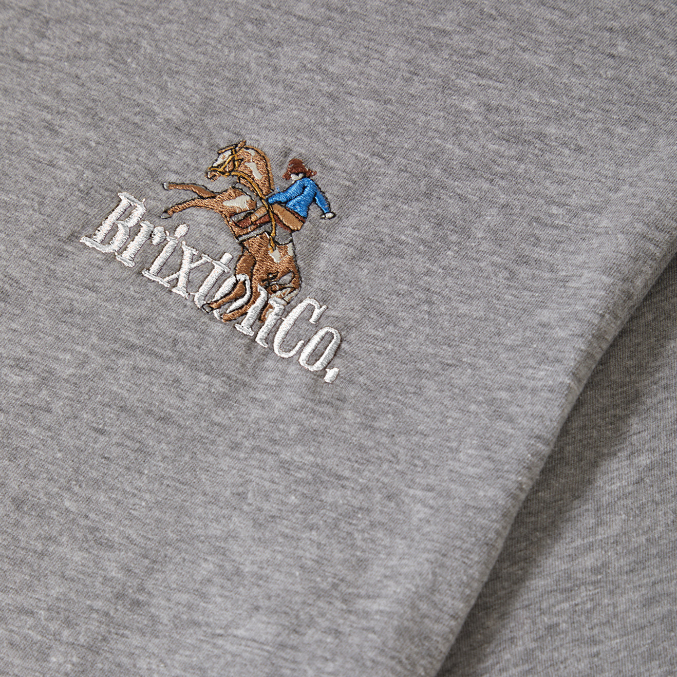 INWOOD S/S STT-HEATHER GREY