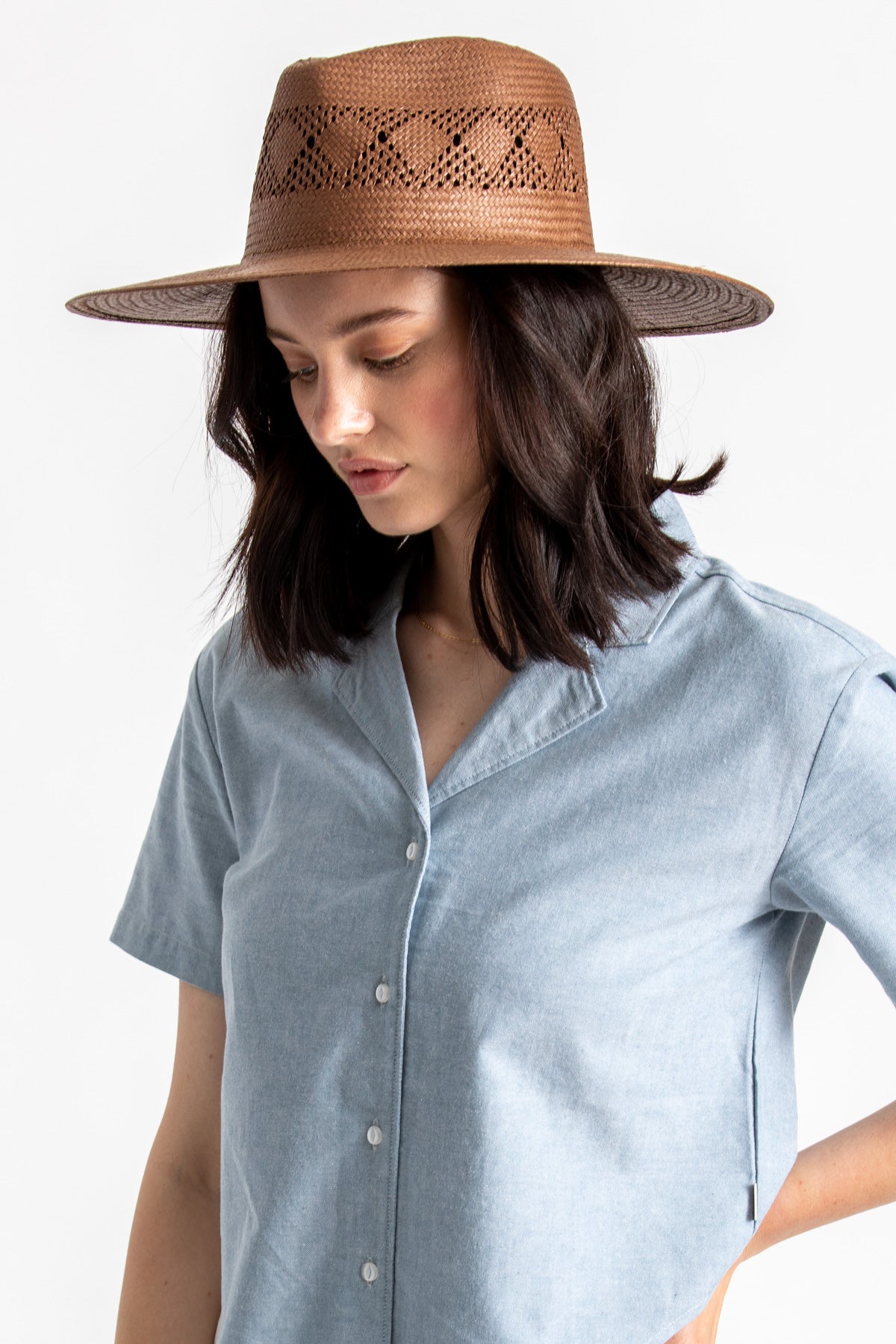 JOANNA IV HAT-BROWN