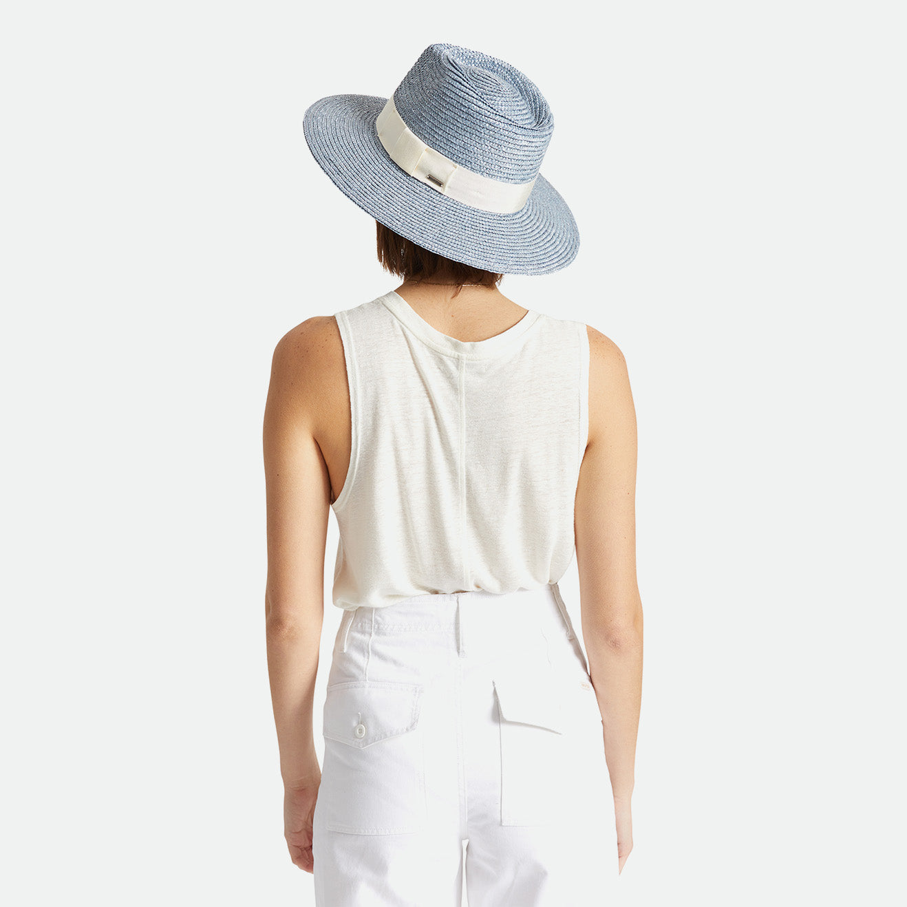 JOANNA SHORT BRIM HAT-HAZE
