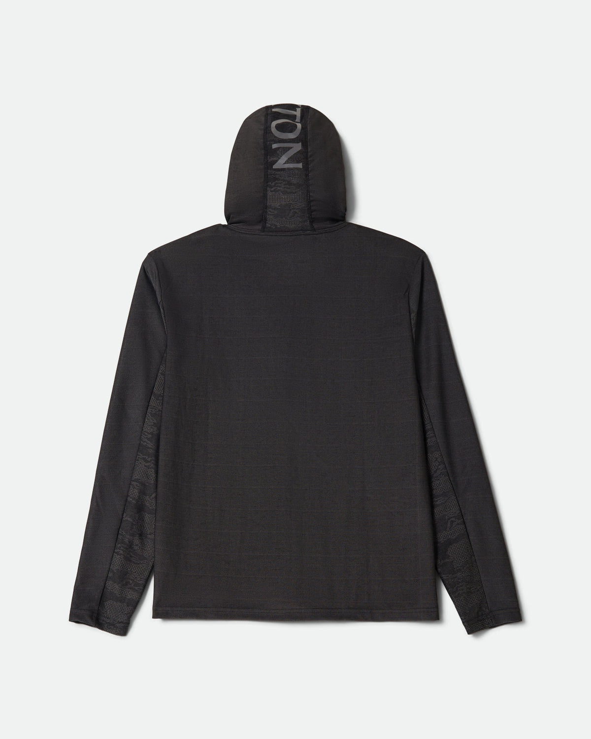 JOURNEY L/S SUN HOODIE - BLACK