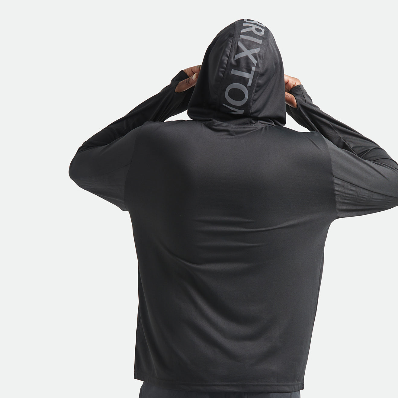 JOURNEY L/S SUN HOODIE - BLACK