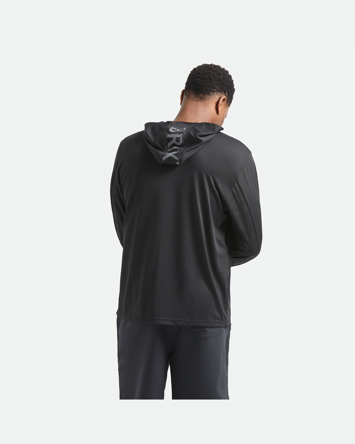JOURNEY L/S SUN HOODIE - BLACK