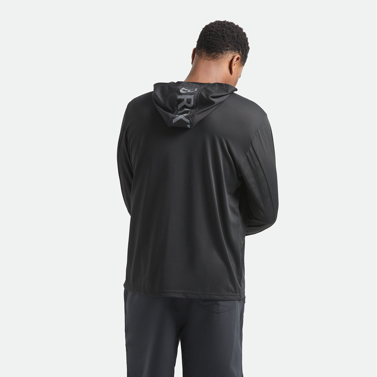 JOURNEY L/S SUN HOODIE - BLACK