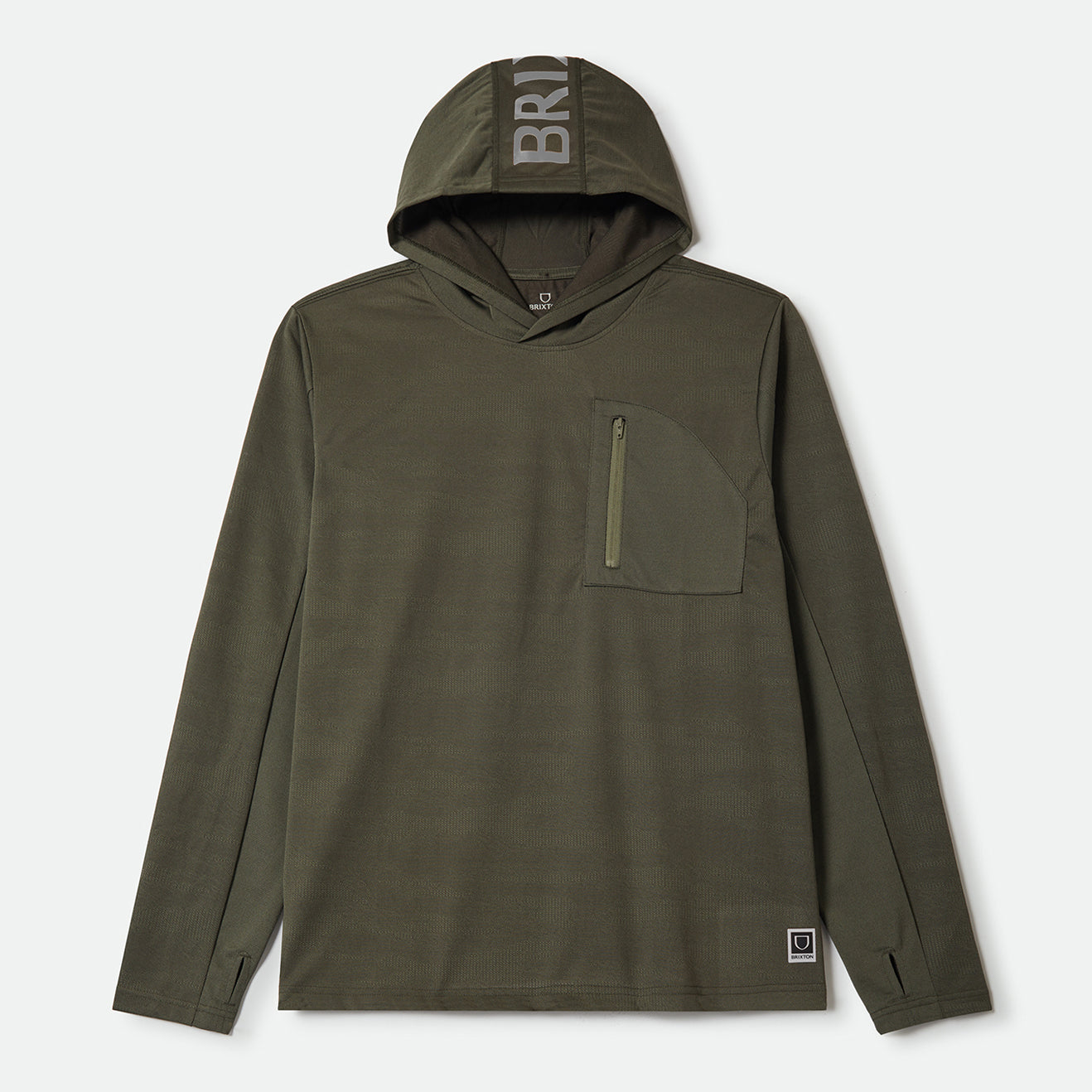 JOURNEY L/S SUN HOODIE - OLIVE TIGER CAMO
