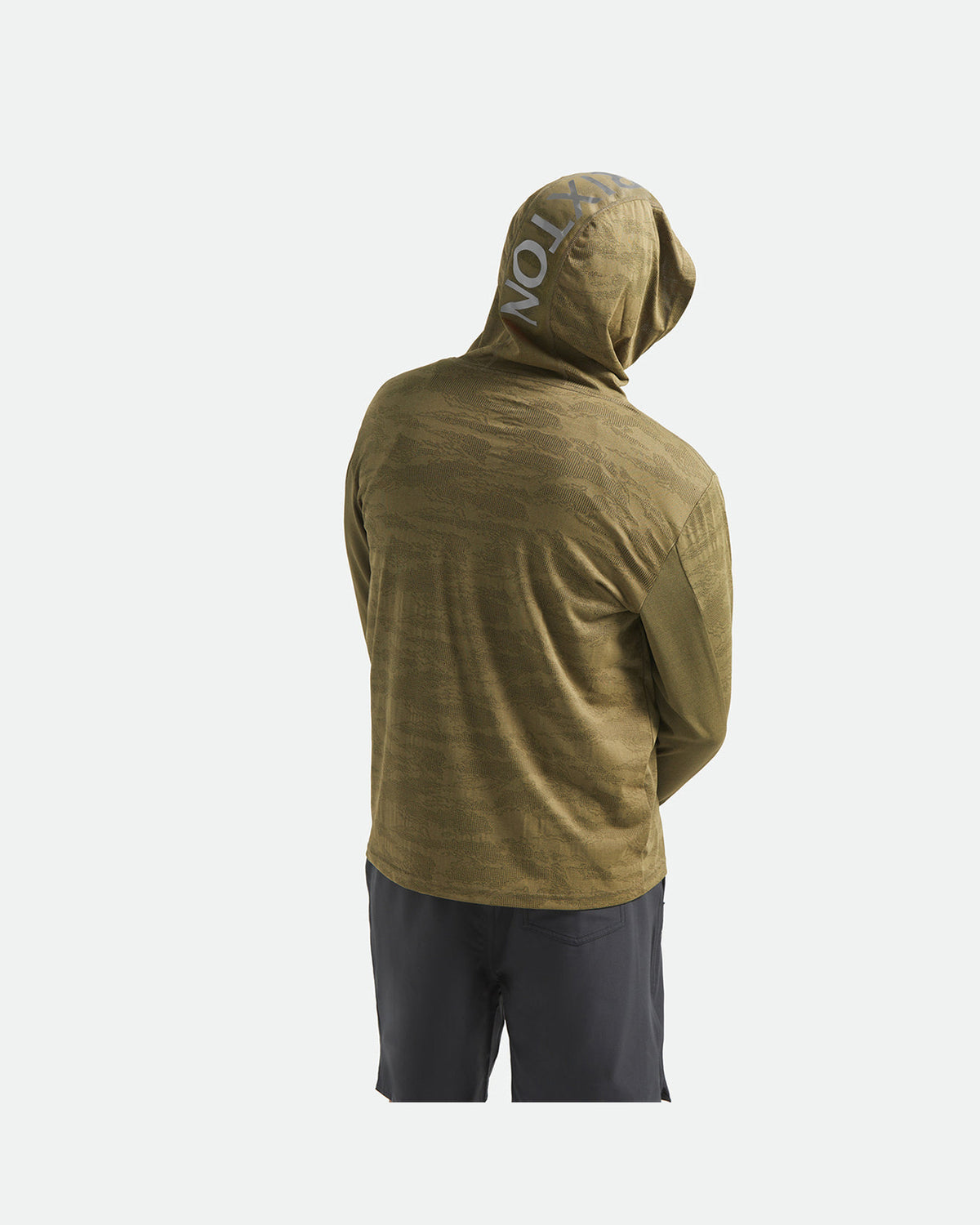 JOURNEY L/S SUN HOODIE - OLIVE TIGER CAMO