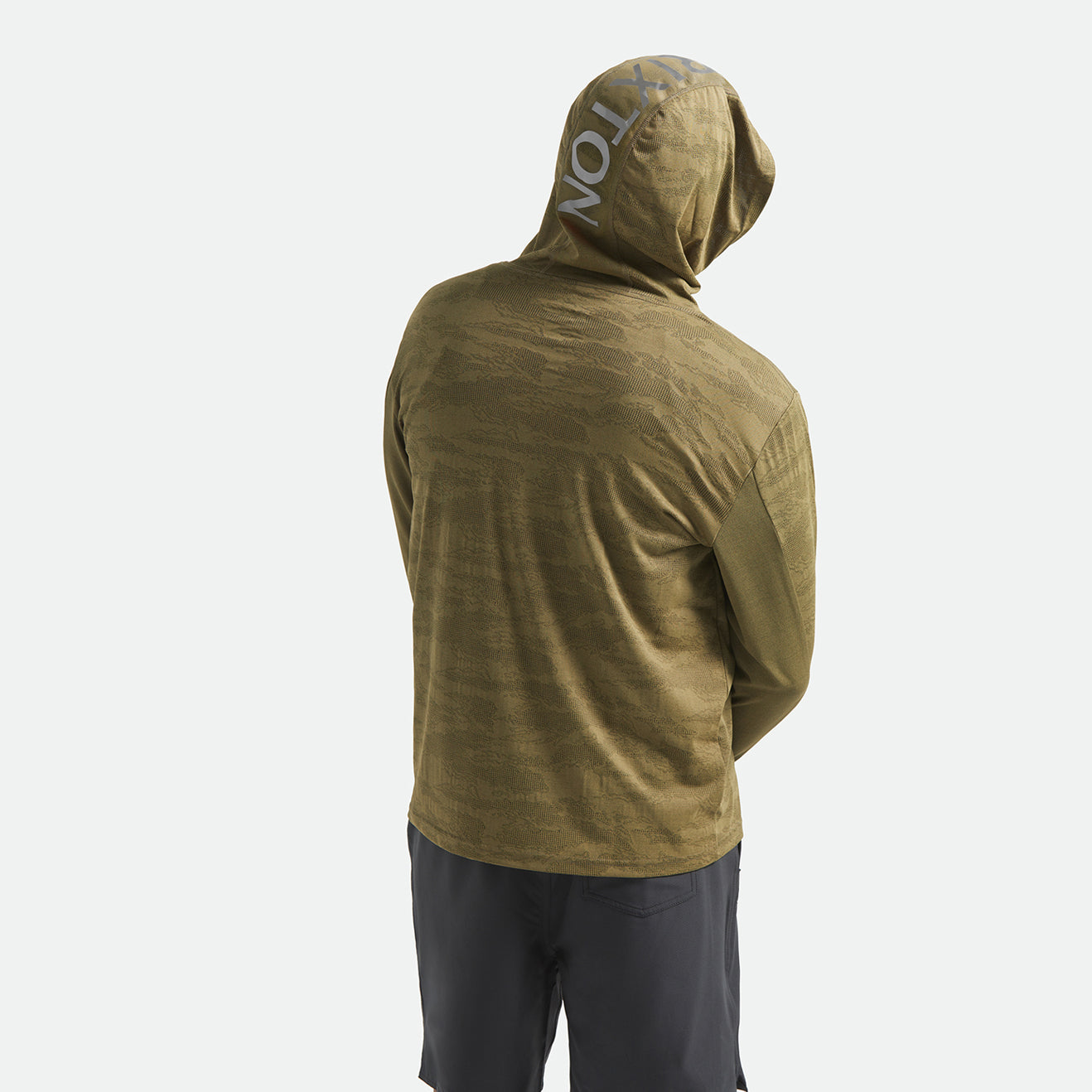 JOURNEY L/S SUN HOODIE - OLIVE TIGER CAMO