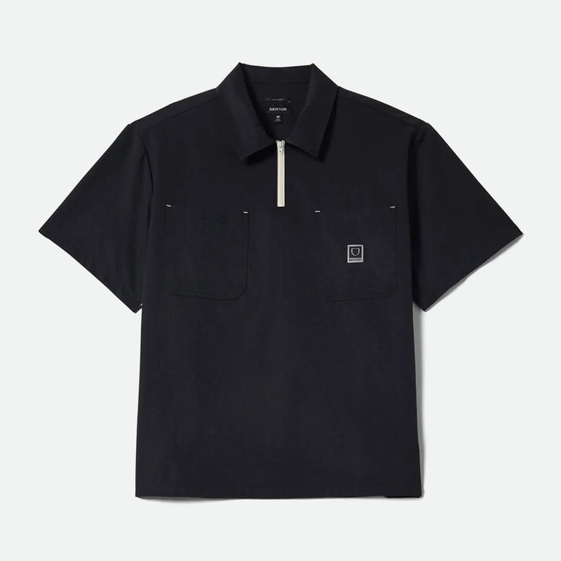 JOURNEY LW S/S WVN - BLACK