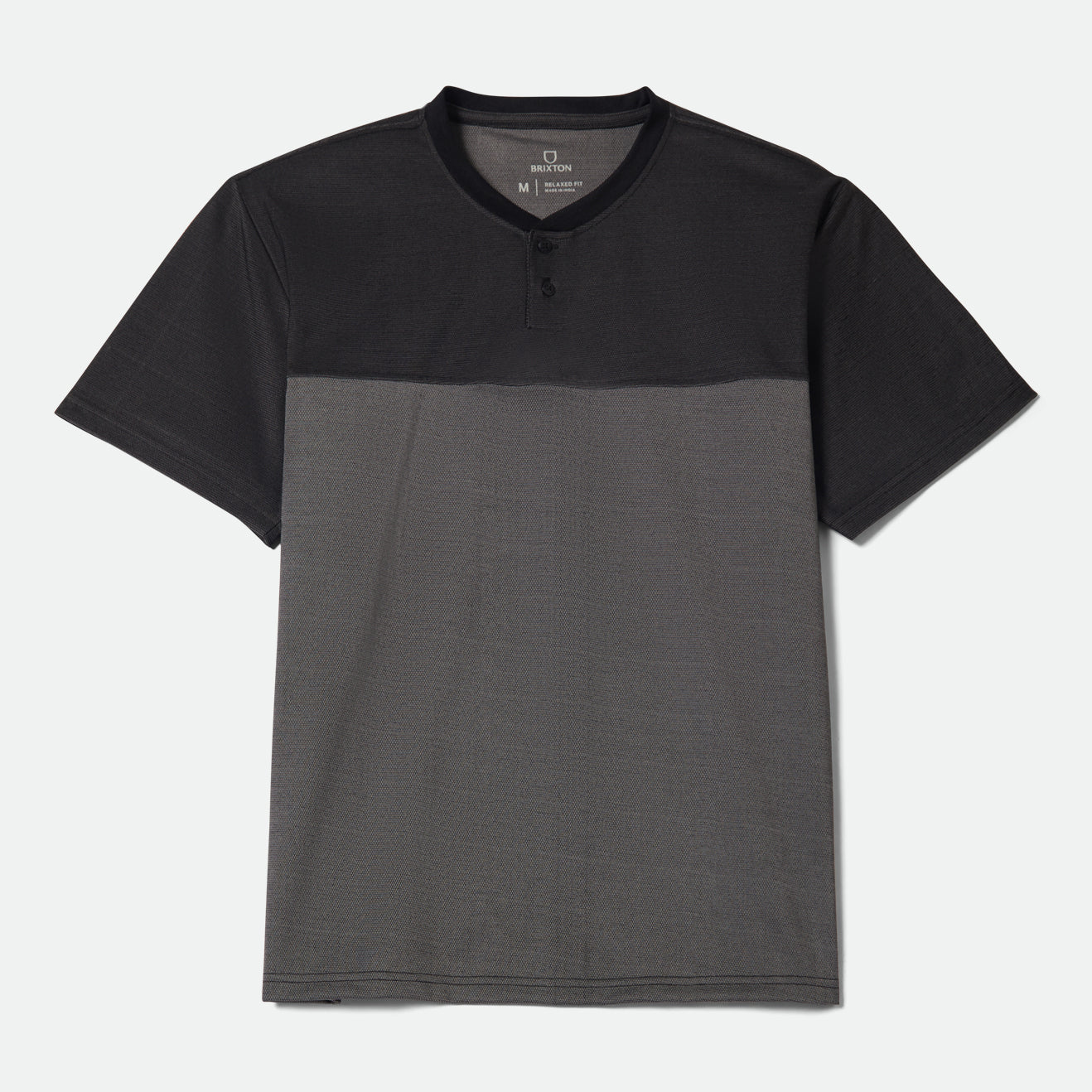 JOURNEY S/S HENLEY - BLACK