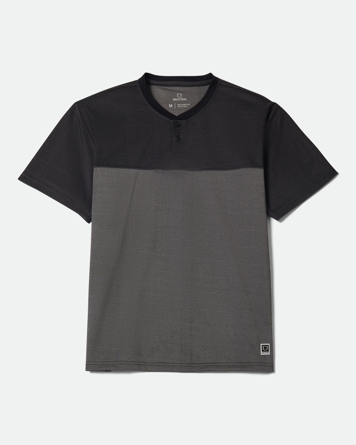 JOURNEY S/S HENLEY - BLACK