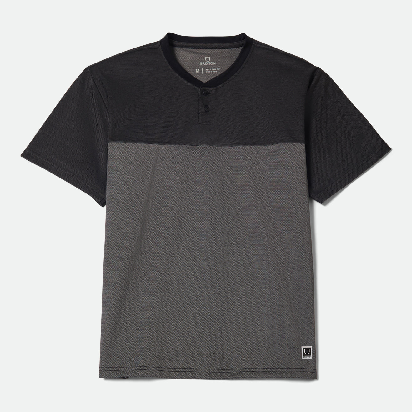 JOURNEY S/S HENLEY - BLACK