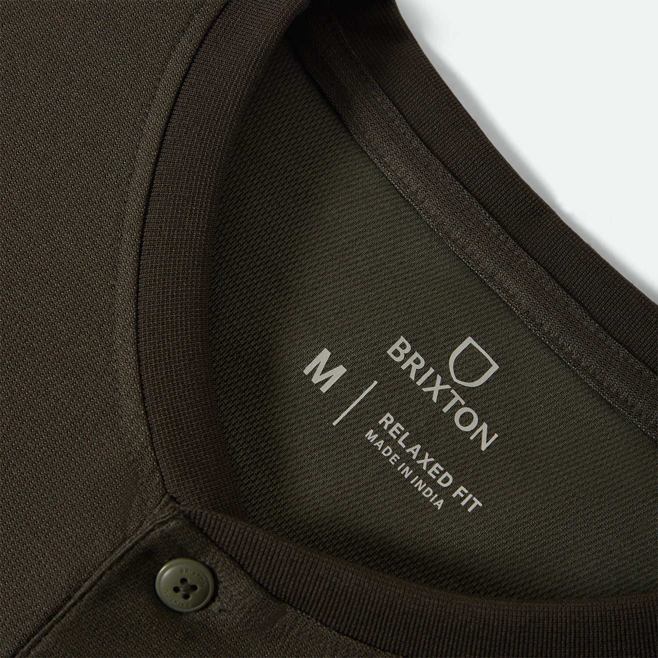 JOURNEY S/S HENLEY - DARK OLIVE