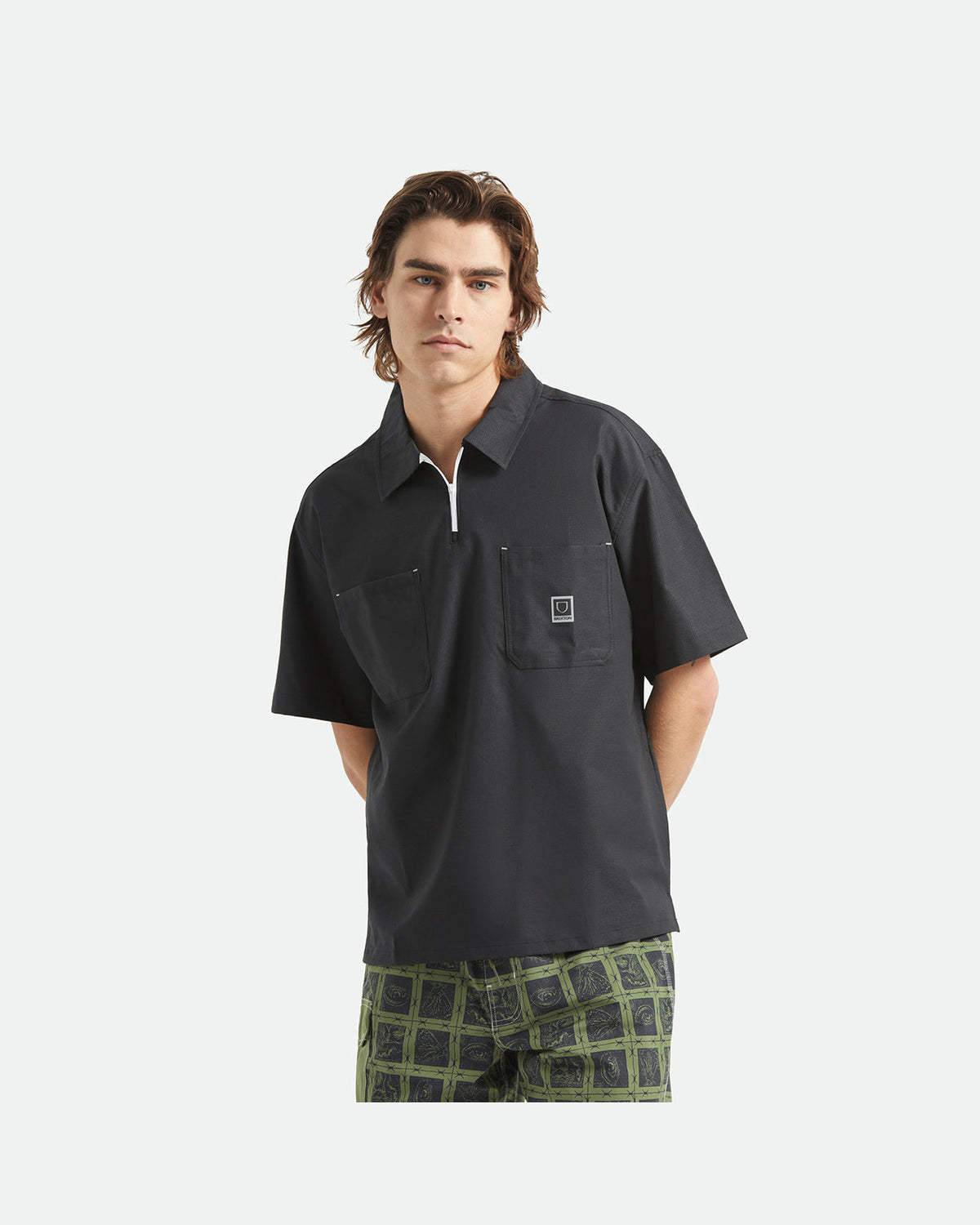 JOURNEY LW S/S WVN - BLACK