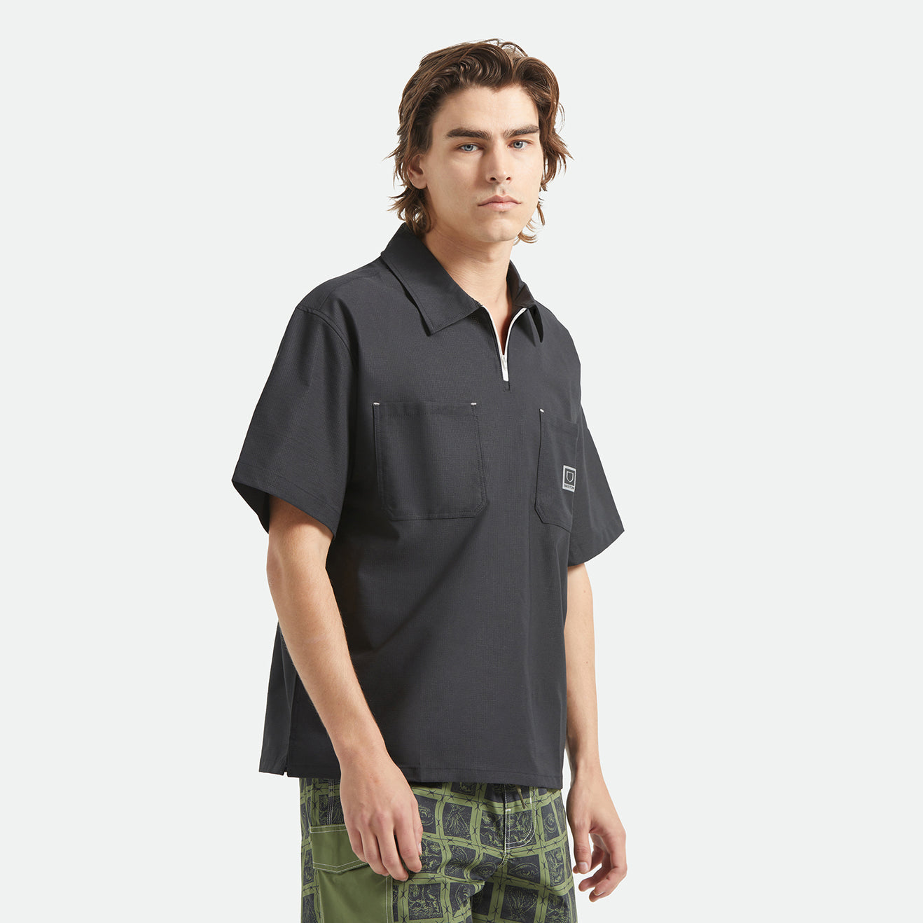 JOURNEY LW S/S WVN - BLACK