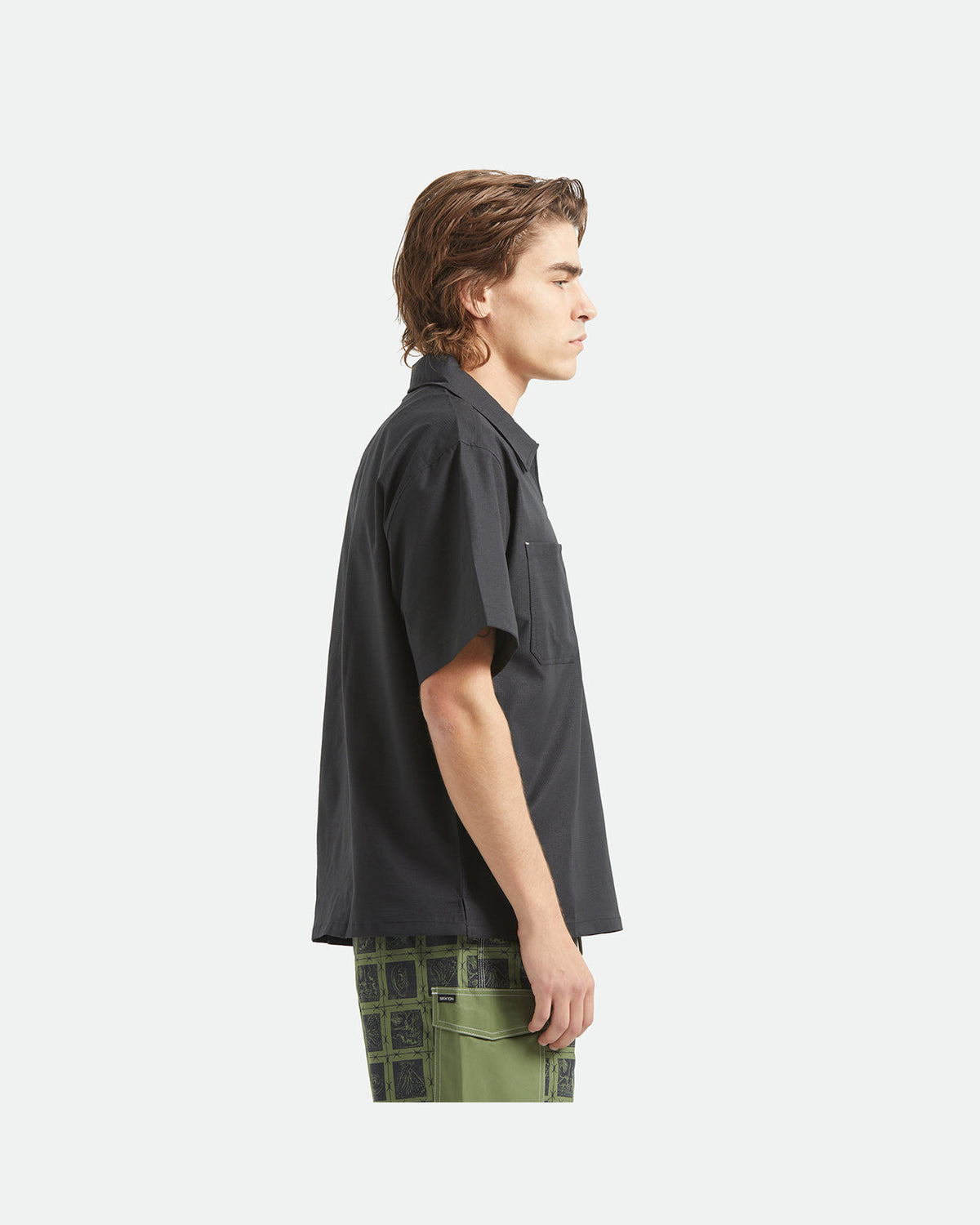 JOURNEY LW S/S WVN - BLACK
