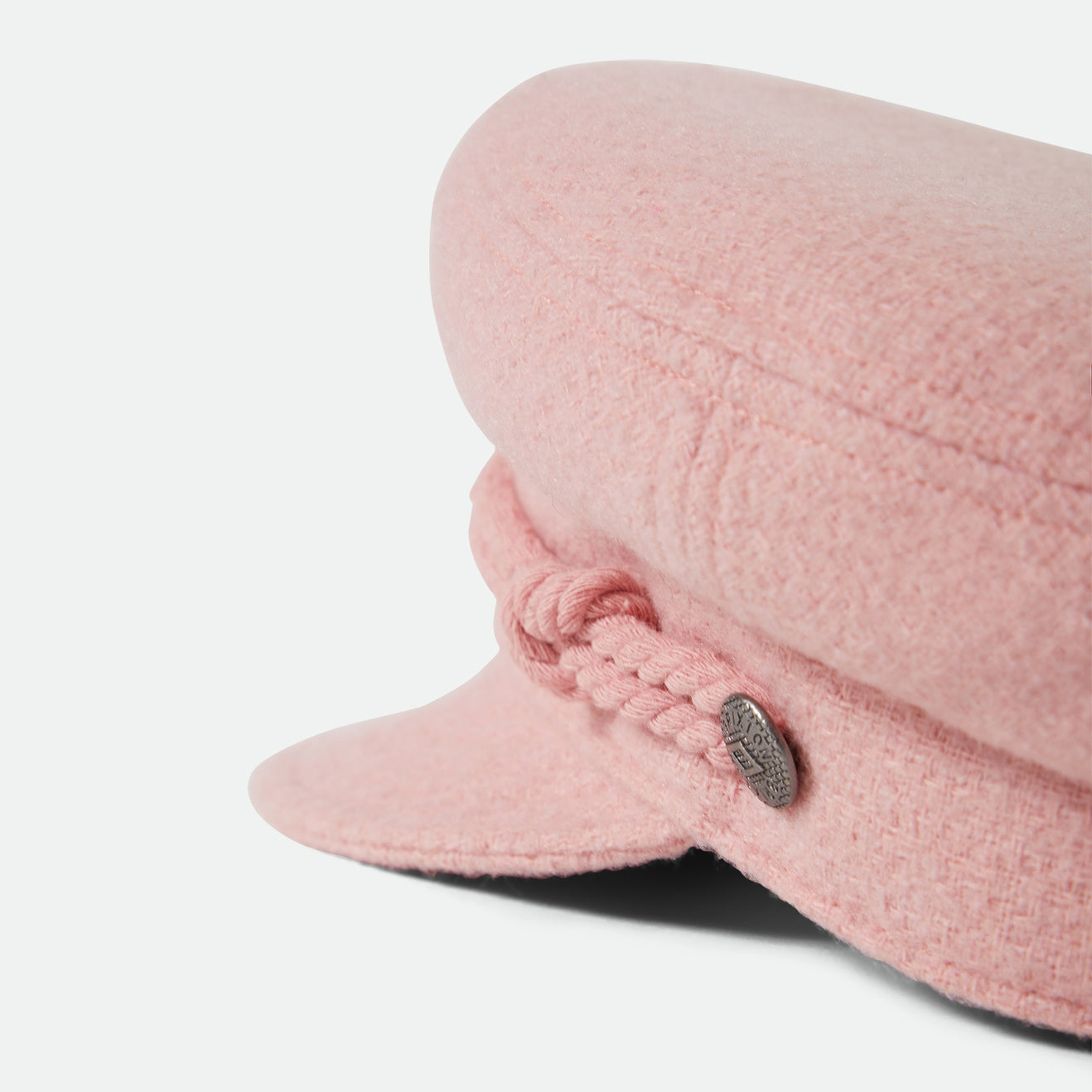 KAYLA CAP - SOFT PINK BOUCLE