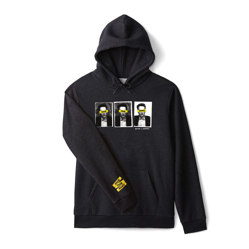 KNOW OUR RIGHTS HOOD - BLACK
