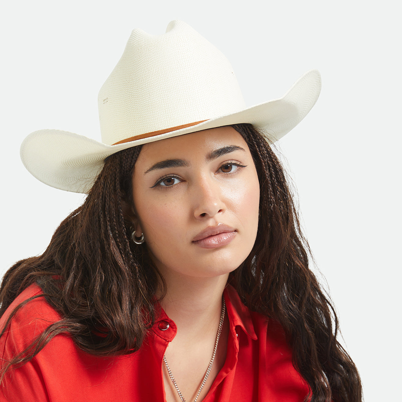 LAREDO STRAW COWBOY HAT - BONE