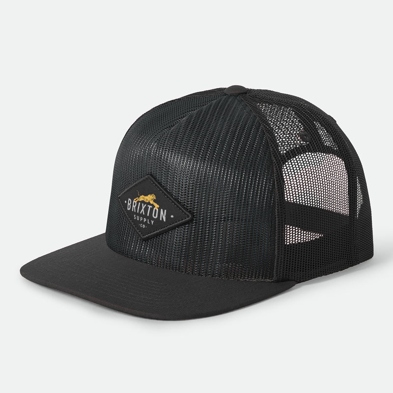 LEAPER MP ALL MESH TRUCKER HAT - BLACK/BLACK