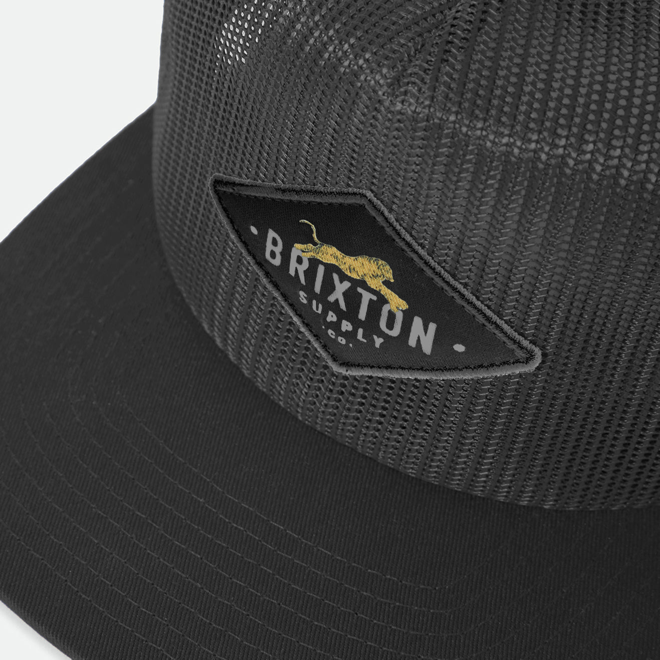 LEAPER MP ALL MESH TRUCKER HAT - BLACK/BLACK