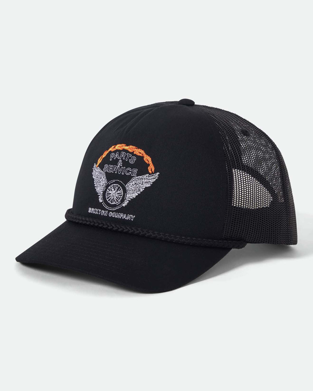 LEEWAY MP TRUCKER HAT - BLACK/BLACK