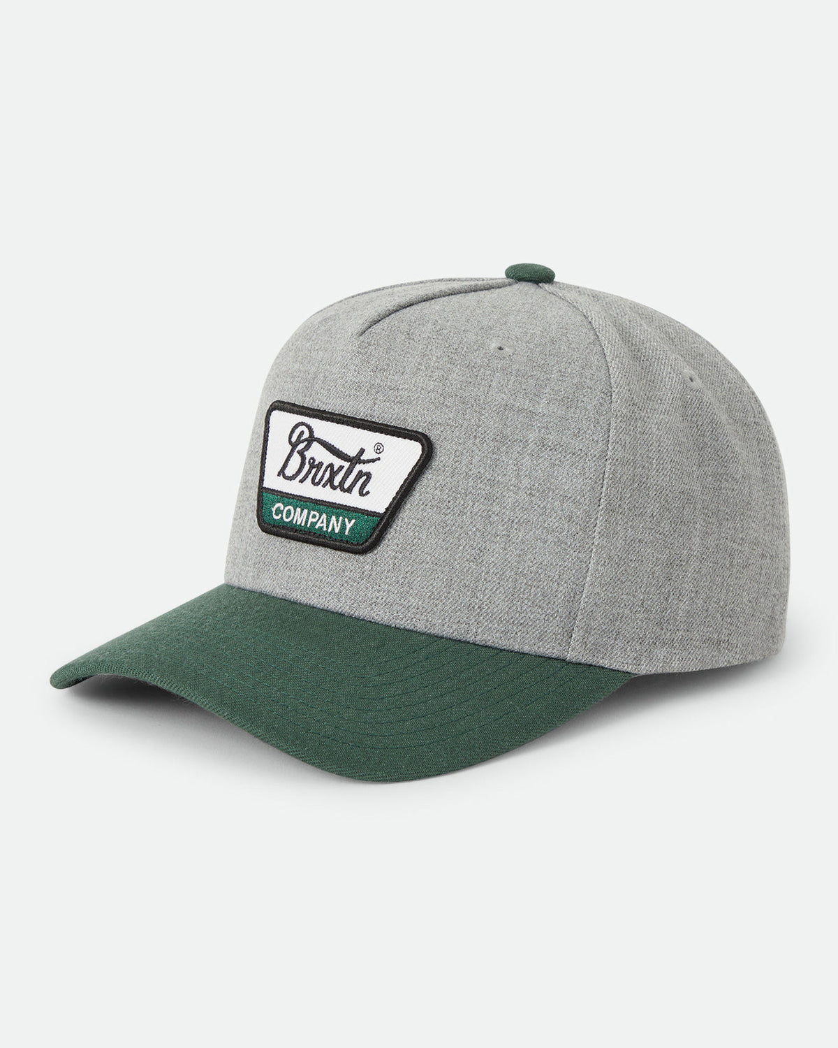 LINWOOD C SNAPBACK - DARK HEATHER GREY/DARK GREEN