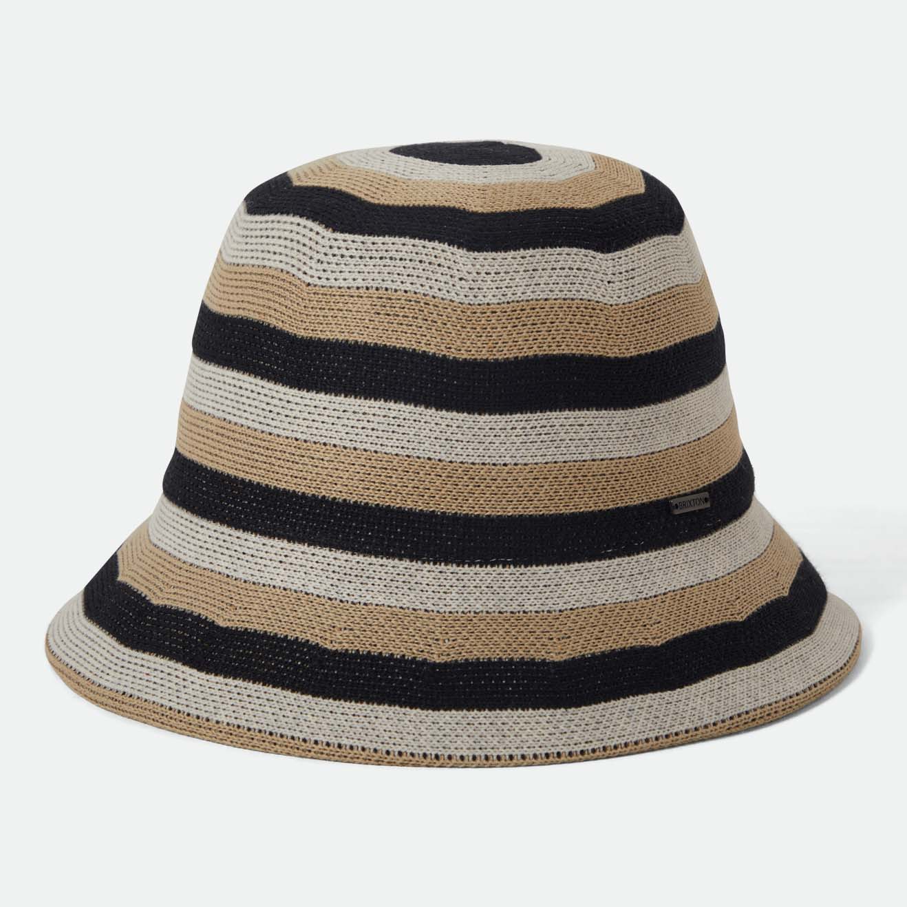 LISBOA KNIT PACKABLE BUCKET HA - BLACK/SAND/WHITECAP