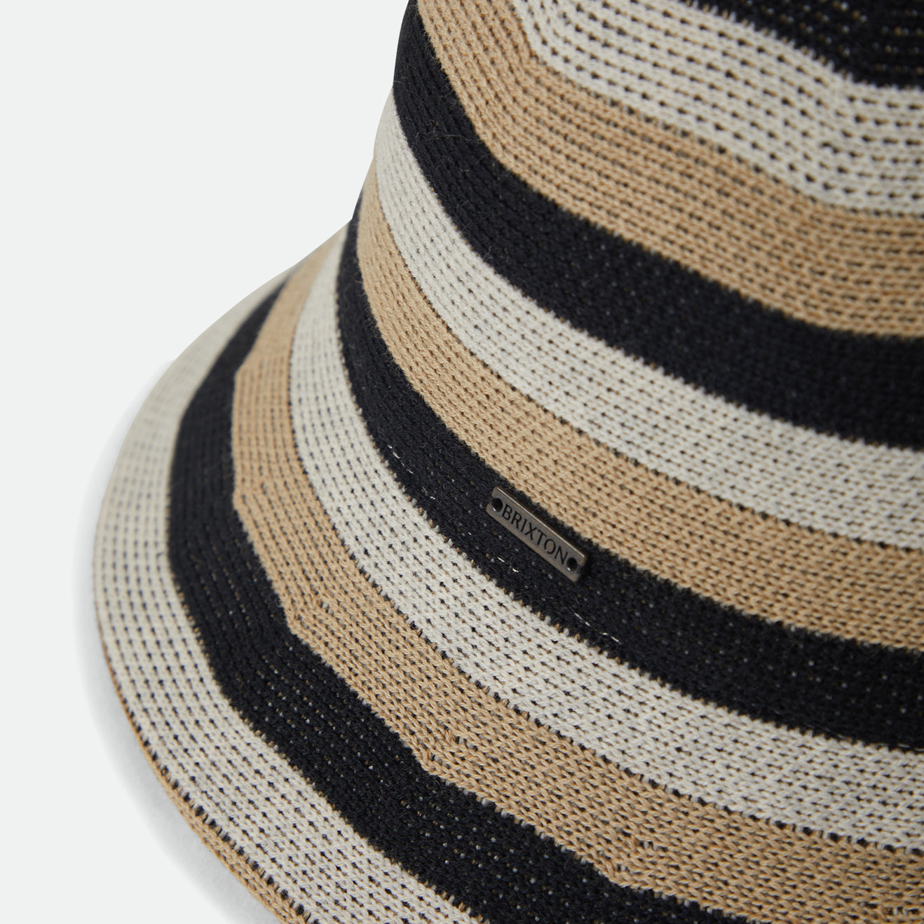 LISBOA KNIT PACKABLE BUCKET HA - BLACK/SAND/WHITECAP