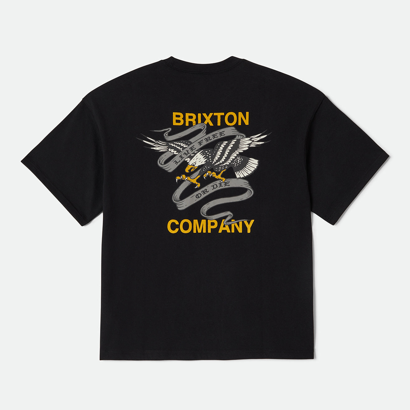 LIVE FREE HW RELAXED TEE-BLACK CLASSIC WASH