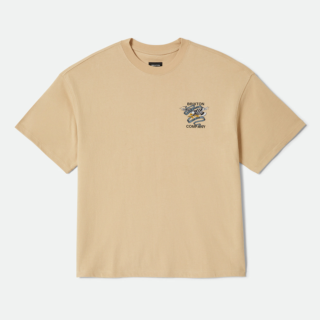 LIVE FREE HW RELAXED TEE-CREAM CLASSIC WASH