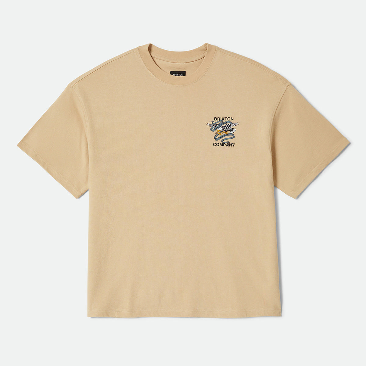 LIVE FREE HW RELAXED TEE-CREAM CLASSIC WASH