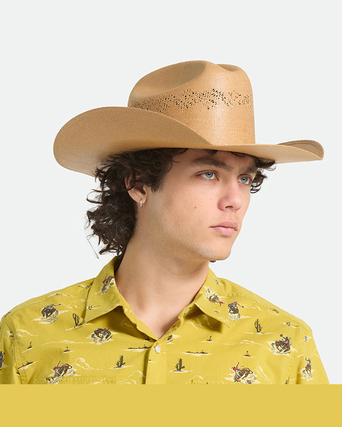 LONE STAR X BRIXTON S/S WVN - TEXAS GOLD