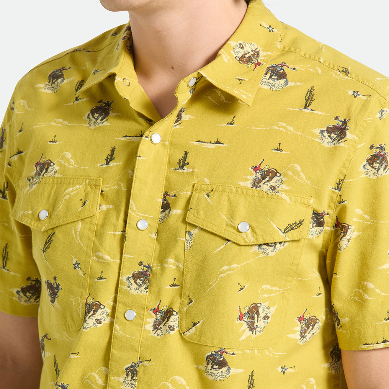 LONE STAR X BRIXTON S/S WVN - TEXAS GOLD