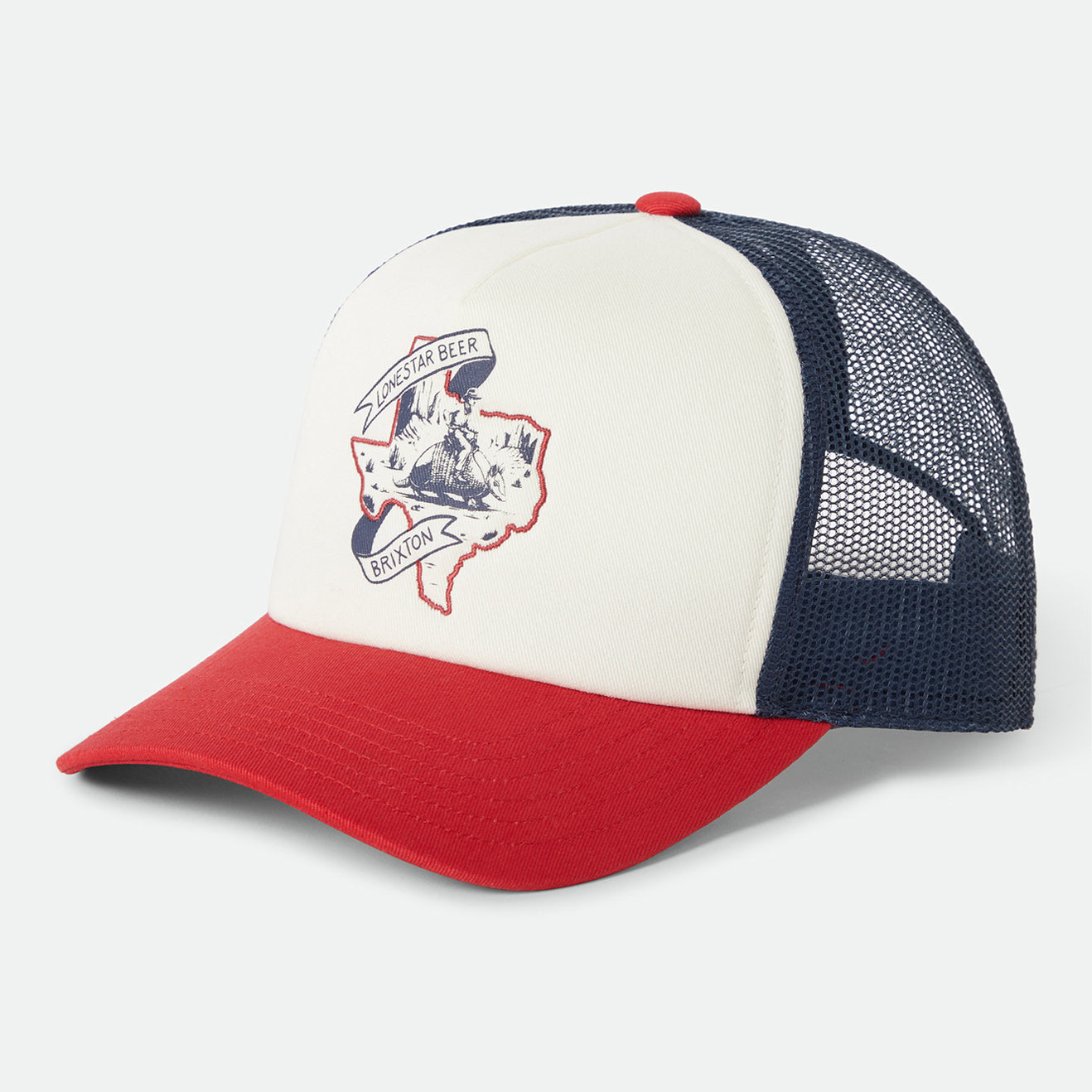 LONESTAR X BRIXTON TRUCKER - RED/WHITE/BLUE