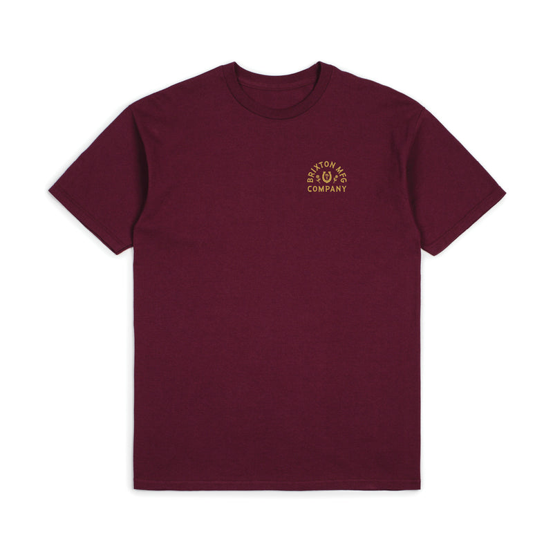 LUCK S/S STT - BURGUNDY