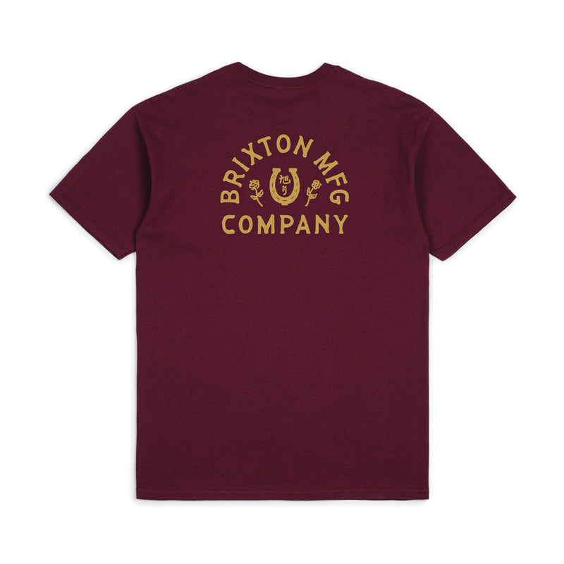 LUCK S/S STT - BURGUNDY