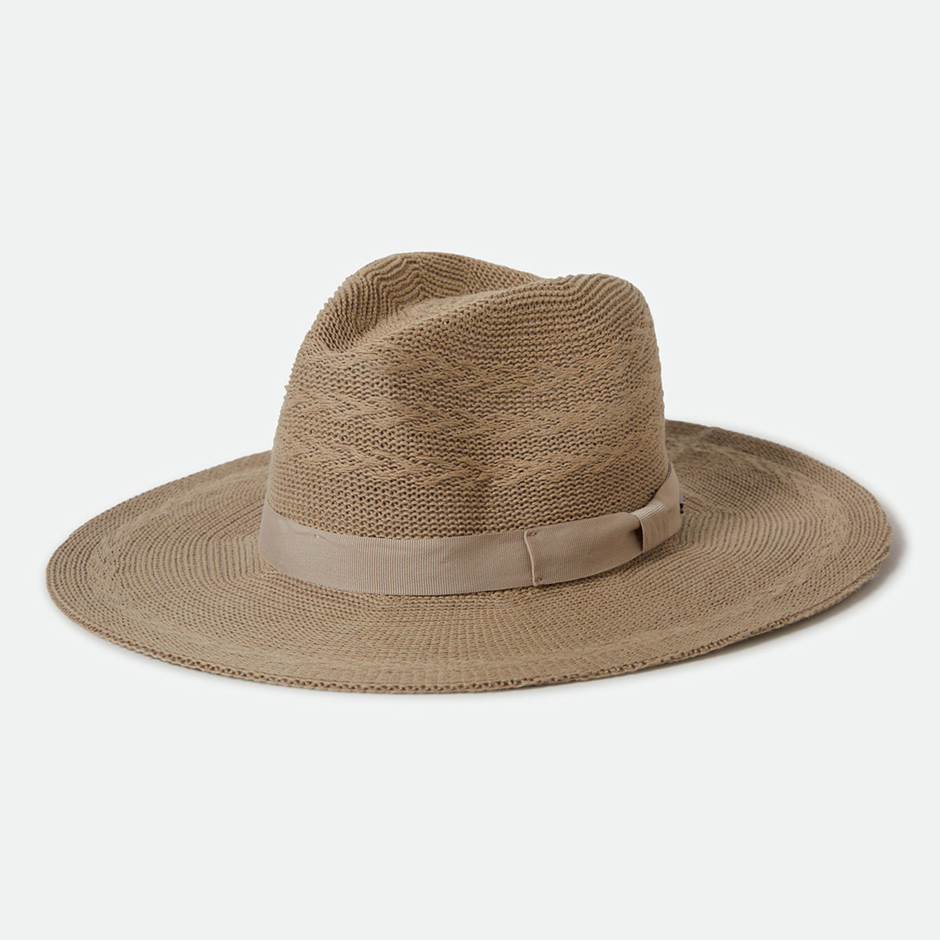 LYONS KNIT PATTERN PACKABLE HAT - LIGHT TAN/LIGHT TAN