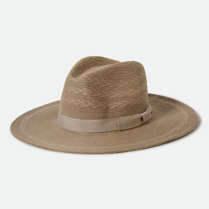 LYONS KNIT PATTERN PACKABLE HAT - LIGHT TAN/LIGHT TAN