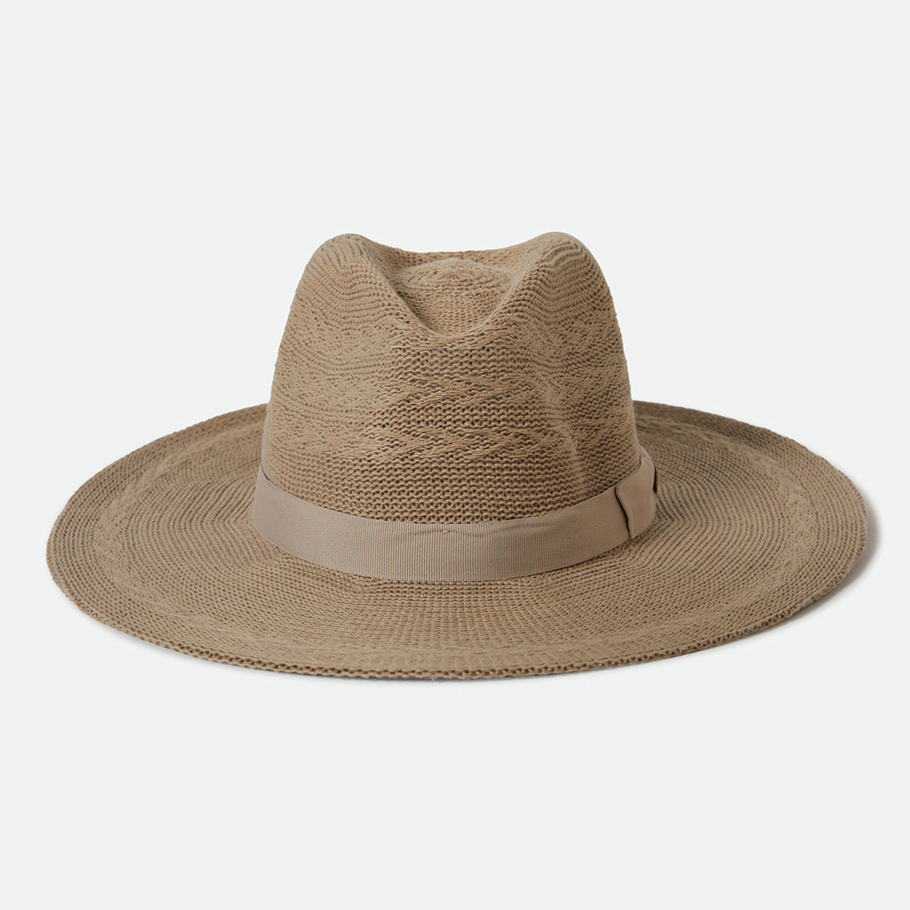 LYONS KNIT PATTERN PACKABLE HAT - LIGHT TAN/LIGHT TAN