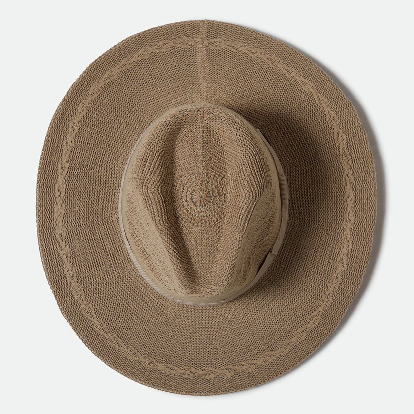 LYONS KNIT PATTERN PACKABLE HAT - LIGHT TAN/LIGHT TAN